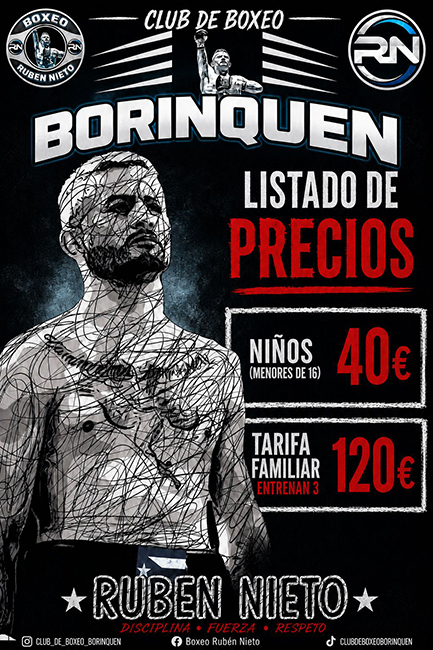 Precios semanales boxeo y kick boxing